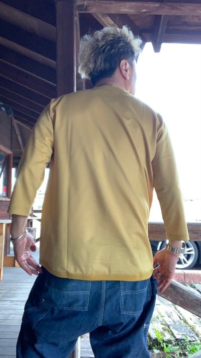 画像3: MOSSIR モシール Aaron  CoolMax７分TEE　　Yellow