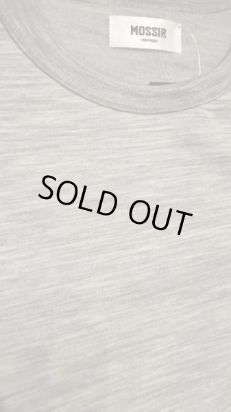 画像3: MOSSIR モシール   Den ロングスリーブポケットTEE  LIGHT GRAY (3)