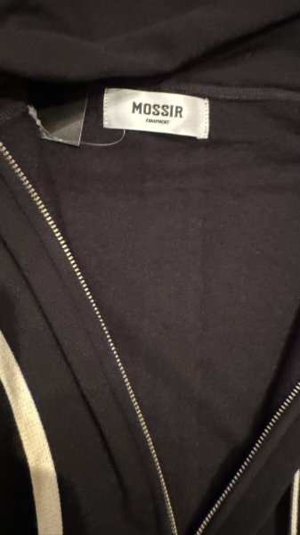 画像4: MOSSIR モシール   Pos ジップフード  BLACK (4)