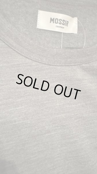 画像3: MOSSIR モシール   Den ロングスリーブポケットTEE  CHARCOAL (3)