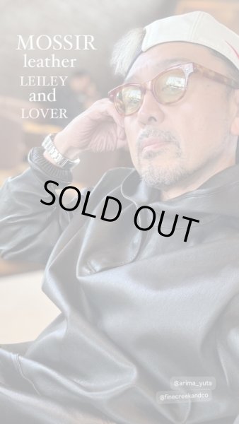 画像11: FINE CREEK  MOSSIR  LEILEY レイリー ストテッチレザー  BLACK (11)