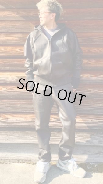 画像11: FINE CREEK  MOSSIR  LENDER　レンダー　ウォッシャブルレザー　　BLACK (11)