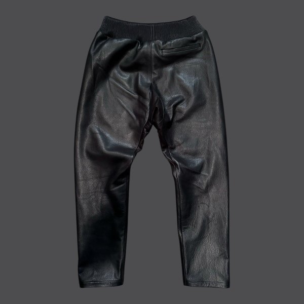 画像2: FINE CREEK  MOSSIR  LENDER レンダー ウォッシャブルレザー  BLACK (2)