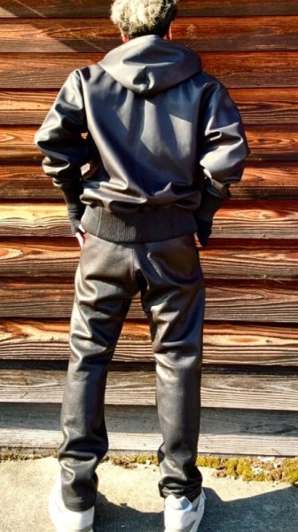 画像12: FINE CREEK  MOSSIR  LENDER レンダー ウォッシャブルレザー  BLACK (12)