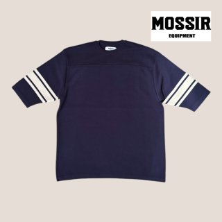 MOSSIR グリーン ストライプ シャツ 40 フットボールt Martine Rose レディース セレブレーション フットボール T