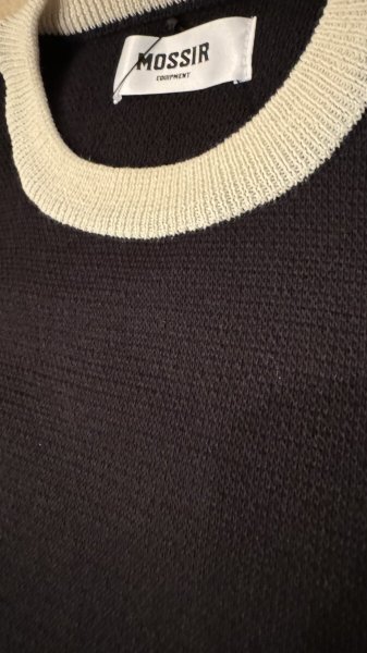 画像3: MOSSIR モシール New Jersey CoolMax リンガーTEE  BLACK (3)