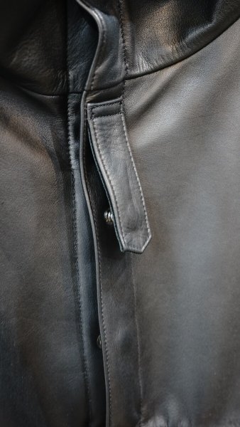 画像6: 2025AW ご予約商品 FINE CREEK  MOSSIR  MARTIAL ウォータープルーフレザー撥水レザー  BLACK (6)