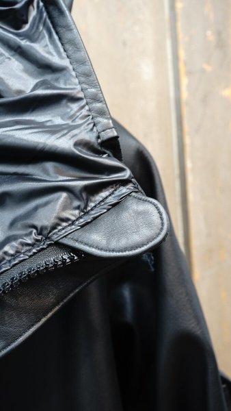 画像16: 2025AW ご予約商品 FINE CREEK  MOSSIR  MARTIAL ウォータープルーフレザー撥水レザー  BLACK (16)