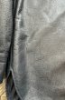 画像7: FINE CREEK  MOSSIR  GOOD MAN 　ウォッシャブルレザーシャツ　　BLACK (7)
