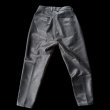 画像4: FINE CREEK  MOSSIR  OPEN DAY　ウォッシャブルレザーパンツ　　BLACK (4)