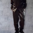 画像1: FINE CREEK  MOSSIR  OPEN DAY　ウォッシャブルレザーパンツ　　BLACK (1)