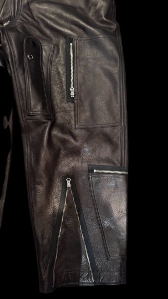 画像7: ２０２５AW　　FINE CREEK  MOSSIR  ALBERT　ウォッシャブルレザーレザーつなぎ　　BLACK (7)