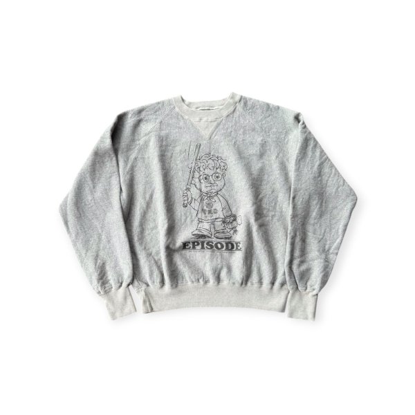 画像2: GYPSY & SONS ジプシーアンドサンズ　８０SWEAT　V CREW EPISODE  GRAY/IVO/CHAR (2)