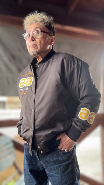 画像13: Sugar&Co   (シュガーアンドコー）Sugar varsity jacket  スタジアムジャケット 66スペシャル　　BROWN (13)