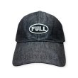 画像6: FULL COUNT フルカウント　6PANEL DENIM F BASEBALL CAP FULLパッチ　INDIGO/BLACK (6)