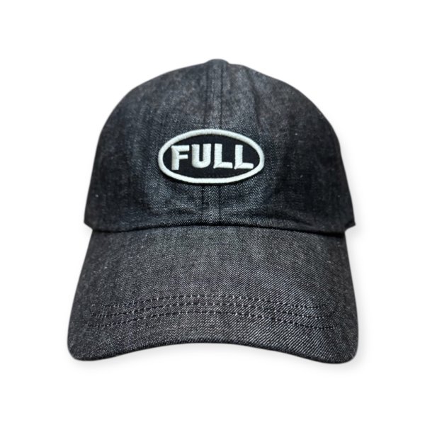 画像6: FULL COUNT フルカウント　6PANEL DENIM F BASEBALL CAP FULLパッチ　INDIGO/BLACK (6)