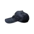 画像3: FULL COUNT フルカウント　6PANEL DENIM F BASEBALL CAP FULLパッチ　INDIGO/BLACK (3)