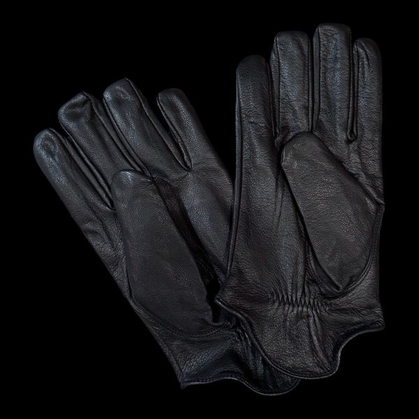 画像2: CUSHMAN(クッシュマン）DEER SKIN KILLER GLOVE   BLACK (2)