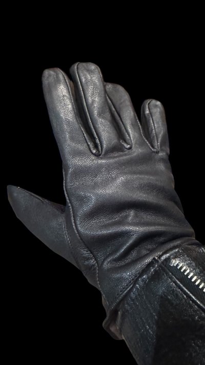 画像1: CUSHMAN(クッシュマン）DEER SKIN KILLER GLOVE   BLACK