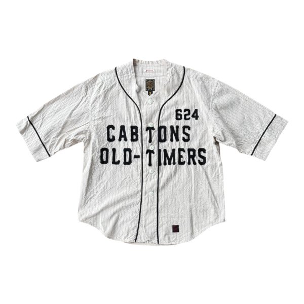 画像2: GYPSY＆SONS　O.T.BASE BALL SHIRTS　OFF　STRIPE (2)