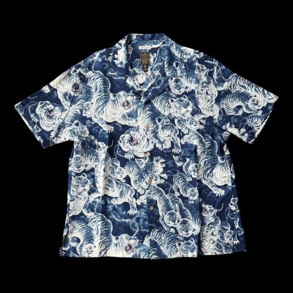 画像2: GYPSY＆SONS　INDIGO　HUNDRED TIGER SHIRTS   (2)