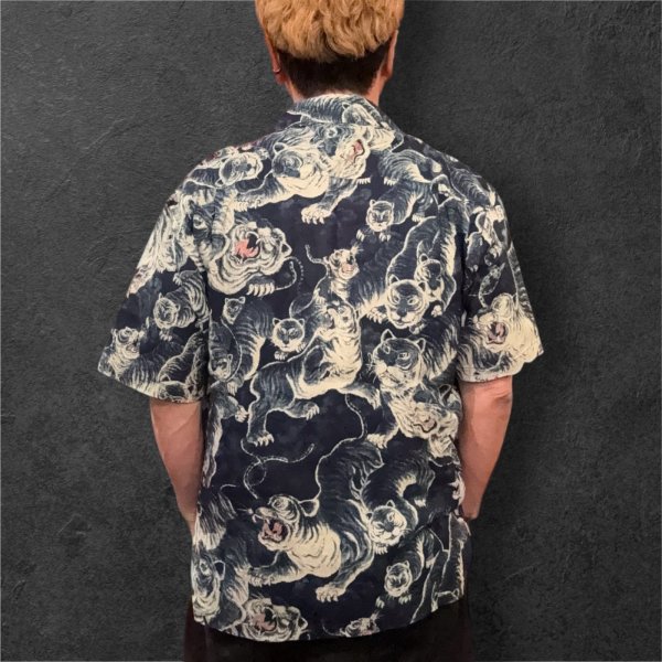 画像8: GYPSY＆SONS　INDIGO　HUNDRED TIGER SHIRTS   (8)