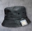 画像2: THE H.W.DOG&CO. エイチダブリュードッグ　CHMBRAY TRUCKER HAT　BLACK (2)