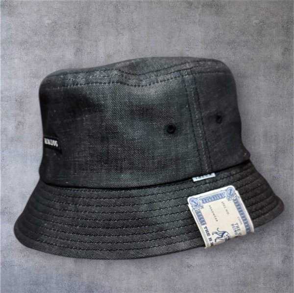画像2: THE H.W.DOG&CO. エイチダブリュードッグ　CHMBRAY TRUCKER HAT　BLACK (2)