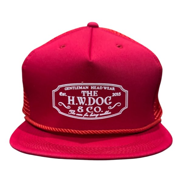 画像2: THE H.W.DOG&CO　MESH TRUCKER CAP  Red  Blue  Black　White (2)