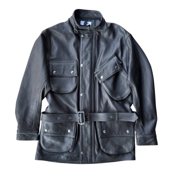 画像2: FINE CREEK  MOSSIR LEACON　ウォータープルーフレザー　　BLACK (2)