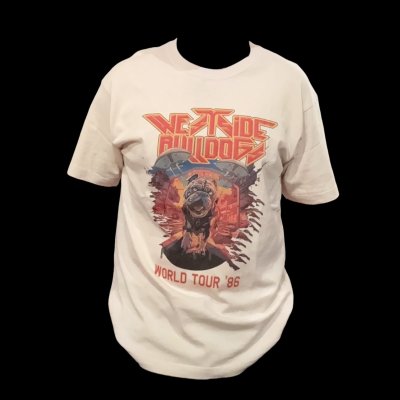 画像1: WEST SIDE BULLDOGS ウエストサイドブルドッグス TOUR TEE ECRU