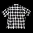 画像3: CUSHMAN クッシュマン　 OMBRE CHECK SHIRT    BLACK/WHITE (3)