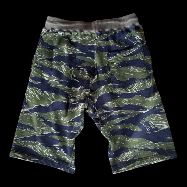 画像3: CUSHMAN（クッシュマン）ＭＩＮＩ　ＰＩＬＥ　ＳＷＥＡＴ　ＳＨＯＲＴＳ　スウェットショートパンツ　タイガーカモ (3)