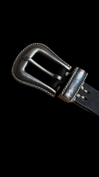 画像2: VintageWorks ヴィンテージワークス　ウエスタンベルト　コンチョ　ＢＬＡＣＫ (2)