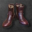 画像1: MAKERSメイカーズ　HORSE ENGINEER　SHORT 　CXL  BURGUNDY  (1)