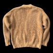 画像4: FULL COUNT フルカウント　Kid Mohair Cardigan  Black　Lit BROWN (4)