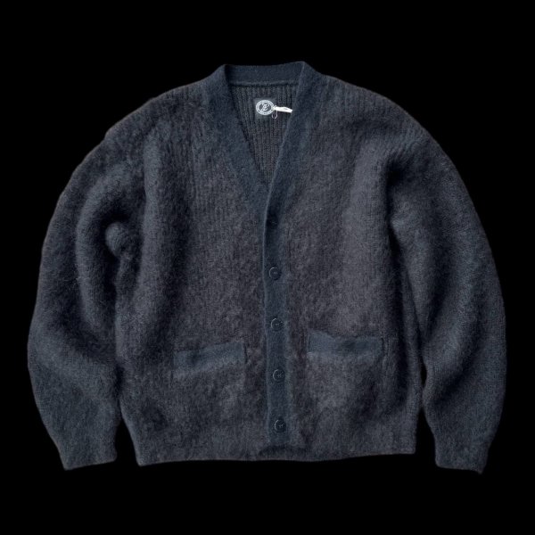 画像3: FULL COUNT フルカウント　Kid Mohair Cardigan  Black (3)