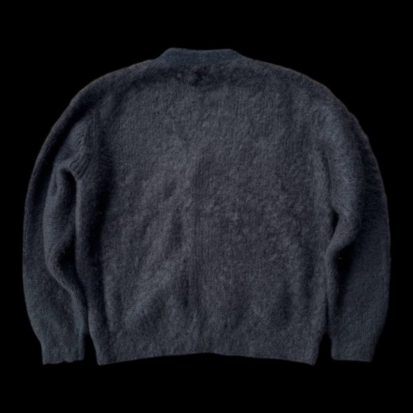 画像4: FULL COUNT フルカウント　Kid Mohair Cardigan  Black (4)