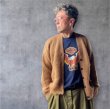 画像1: FULL COUNT フルカウント　Kid Mohair Cardigan  Black　Lit BROWN (1)