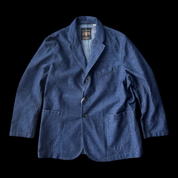 画像4: FULL COUNT フルカウント　INDIGO PIQUE UNSTRUCTURED JACKET (4)