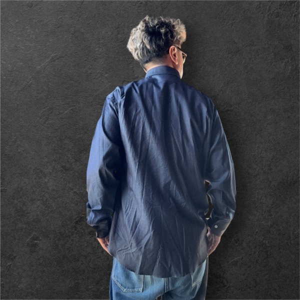 画像2: Sugar&Co   (シュガーアンドコー）denimu dress shirt (2)