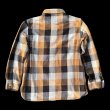 画像4: FULL COUNTフルカウントCHECK NEL WORK SHIRTS  Beige (4)