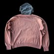 画像4: FULL COUNTフルカウントFading Sweat Hoodie  BORDEAUX/BLACK (4)