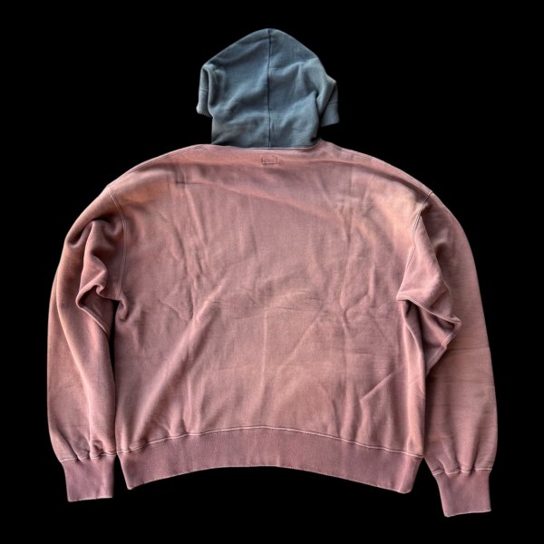 画像4: FULL COUNTフルカウントFading Sweat Hoodie  BORDEAUX/BLACK (4)