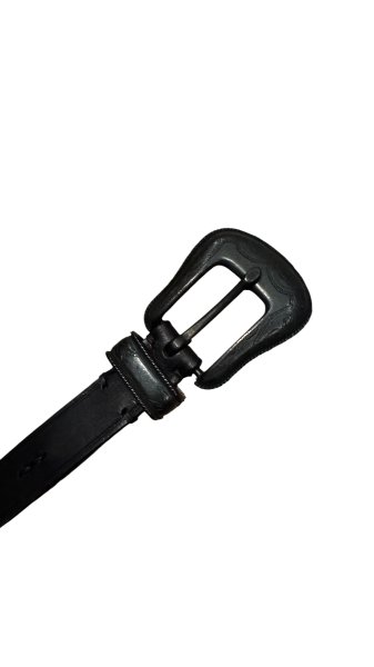 画像2: VintageWorks ヴィンテージワークス　ウエスタンベルト　ブラックバックル　　ＢＬＡＣＫ (2)