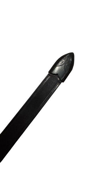 画像3: VintageWorks ヴィンテージワークス　ウエスタンベルト　ブラックバックル　　ＢＬＡＣＫ (3)