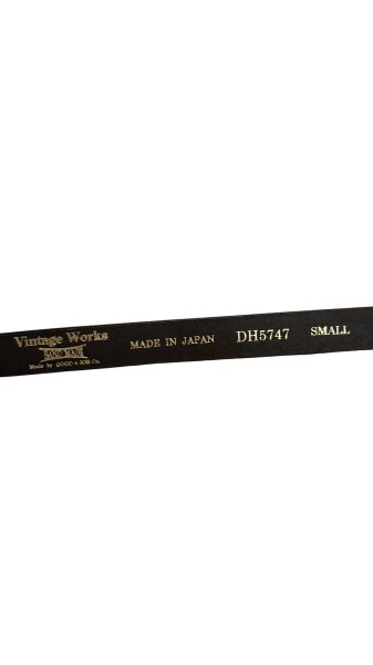 画像5: VintageWorks ヴィンテージワークス　ウエスタンベルト　ブラックバックル　　ＢＬＡＣＫ (5)