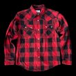 画像2: ＣＵＳＨＭＡＮ　クッシュマン　BUFFALO CHECK WESTERN SHIRT　ネルウエスタンシャツ　 (2)