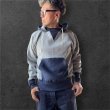 画像19: CUSHMAN(クッシュマン）TWO TONE SWEAT PARKA  後付けフードツートンカラー (19)