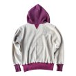画像3: CUSHMAN(クッシュマン）TWO TONE SWEAT PARKA  後付けフードツートンカラー (3)